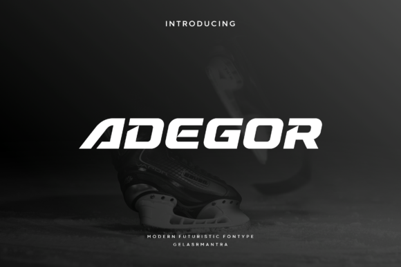 Adegor: The Ultimate Sports Font for Dynamic Visuals