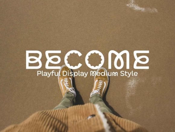 Become: A Modern Display Font for Bold Branding