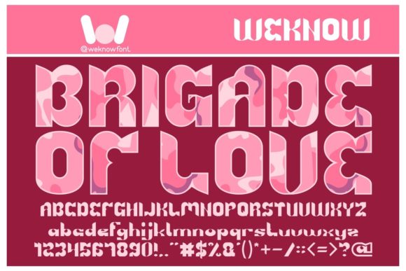 Brigade of Love: A Display Font That Elevates Your Creative Workflow