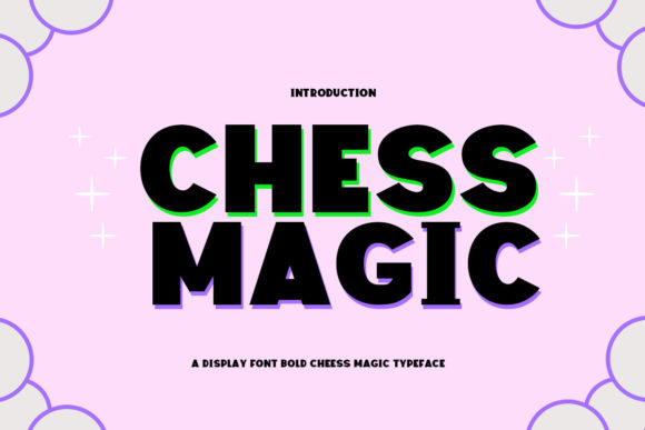 Chess Magic: A Display Font That Elevates Design with Unique Geometry and Consistent Style