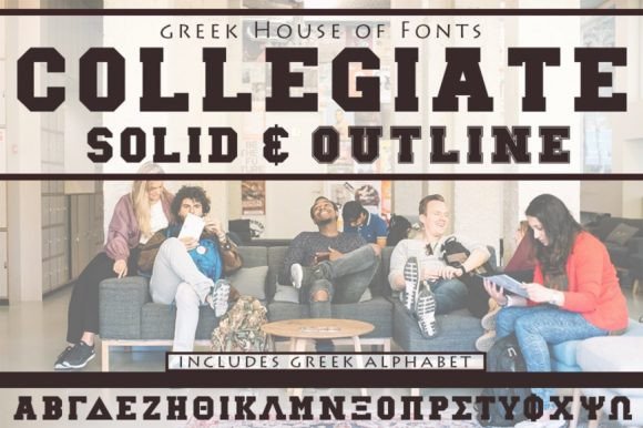 Collegiate: A Unique Display Font for Creative Expression
