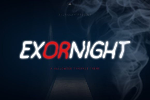 Exornight: A Bold and Effective Font for Horror-Inspired Designs