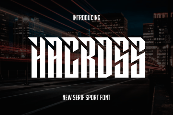 Hacross: A Bold and Authentic Display Font for Strategic Branding