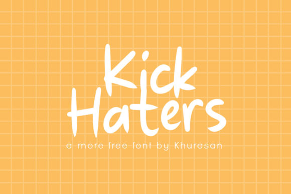 Kick Haters: A Stylish Font for Modern Design Projects