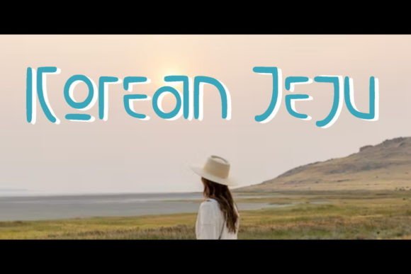 Korean Jeju: A Modern Display Font with a Soft, Rounded Personality