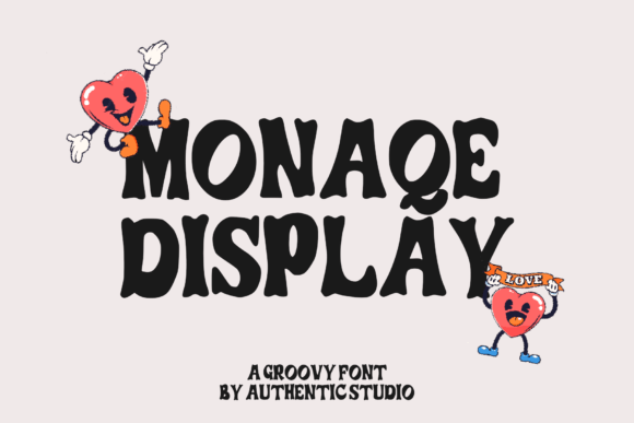 Monaqe: The Retro Groovy Display Font That Elevates Every Project