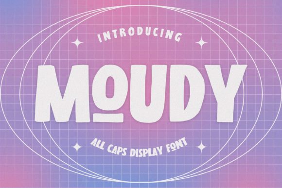 Moudy: A Bold and Thick Display Font for Modern Branding