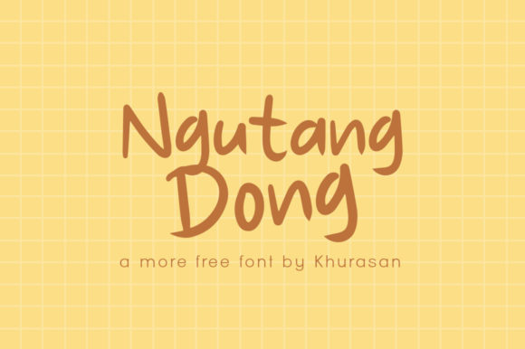 Ngutang Dong: A Modern Display Font for Creative Projects