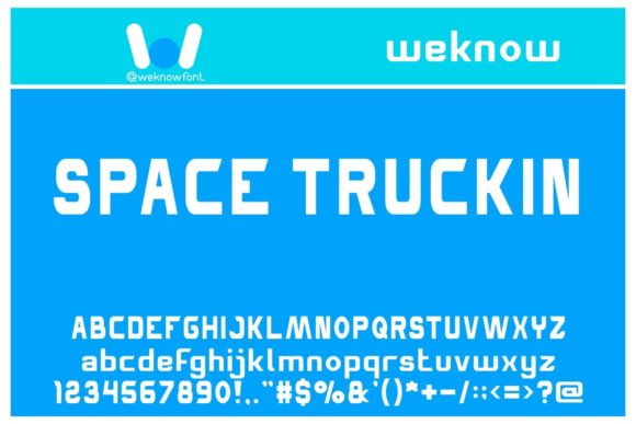 Space Truckin: The Font That Takes Your Designs to the Stars