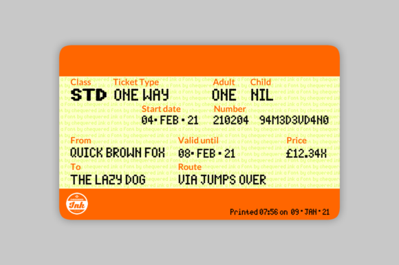 Spotted Rail Ticket: A Playful Display Font for Joyful Designs