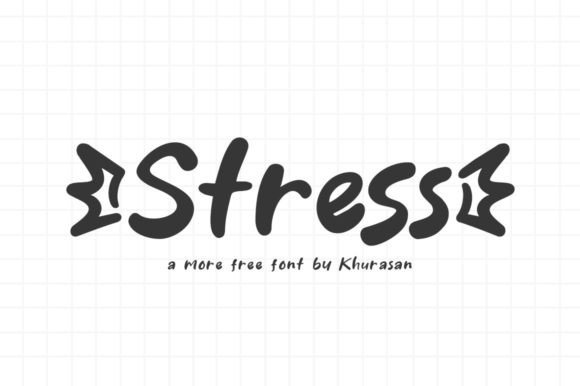 Stress: A Modern Font for Creative Expression