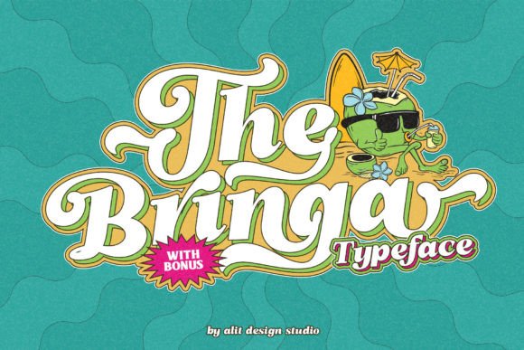 The Bringa: A Retro Display Font That Brings Personality to Your Designs