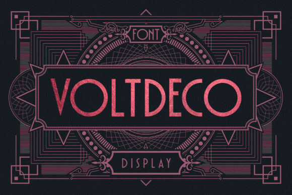 Voltdeco: A Versatile Display Font for Modern Design Needs