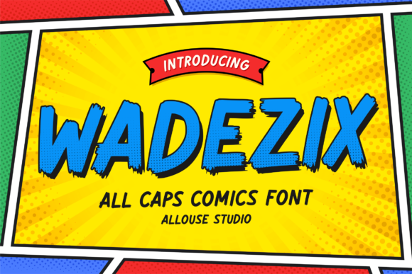 Wadezix: A Fun and Retro Display Font